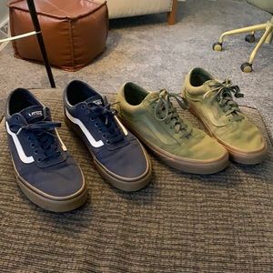 Men’s vans (both pairs)